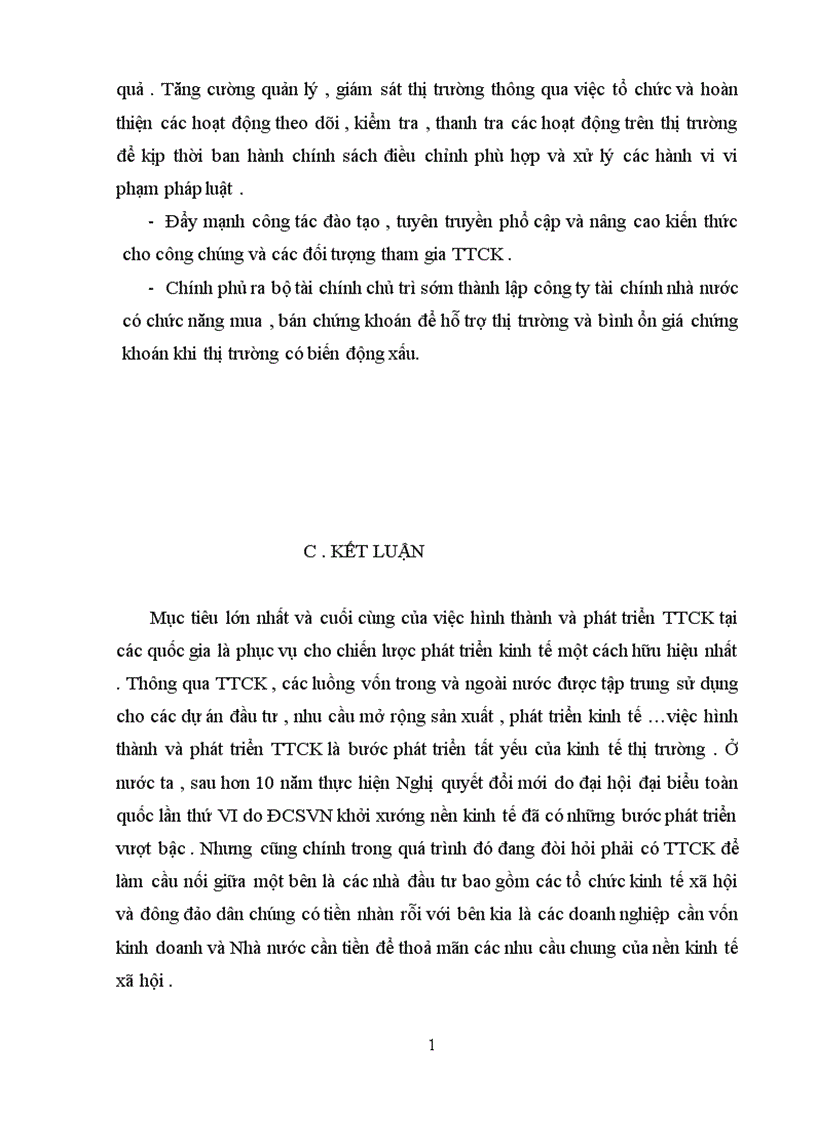 image for page TTCK Việt Nam trong những năm hoạt động và giải pháp tiếp tục phát triển