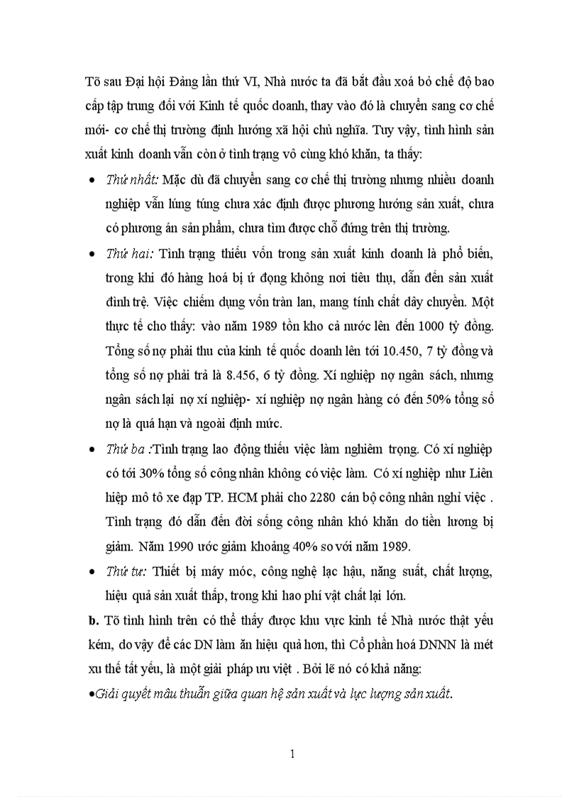 image for page Quá trình cổ phần hoá doanh nghiệp nhà nước ở Việt Nam. Tình hình cổ phần hoá doanh nghiệp nhà nước ở Bộ thương mại