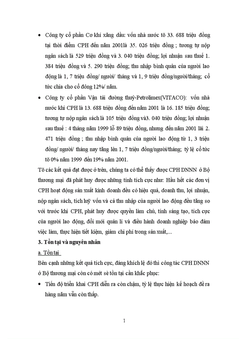 image for page Quá trình cổ phần hoá doanh nghiệp nhà nước ở Việt Nam. Tình hình cổ phần hoá doanh nghiệp nhà nước ở Bộ thương mại