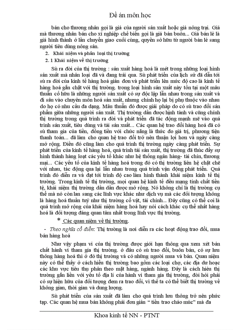 image for page Một số vấn đề về thị trường nông sản ở Việt Nam