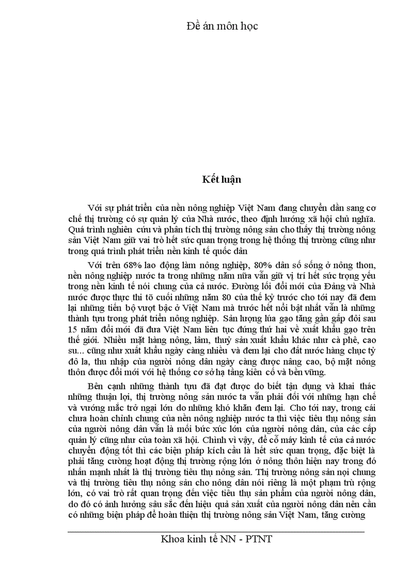 image for page Một số vấn đề về thị trường nông sản ở Việt Nam