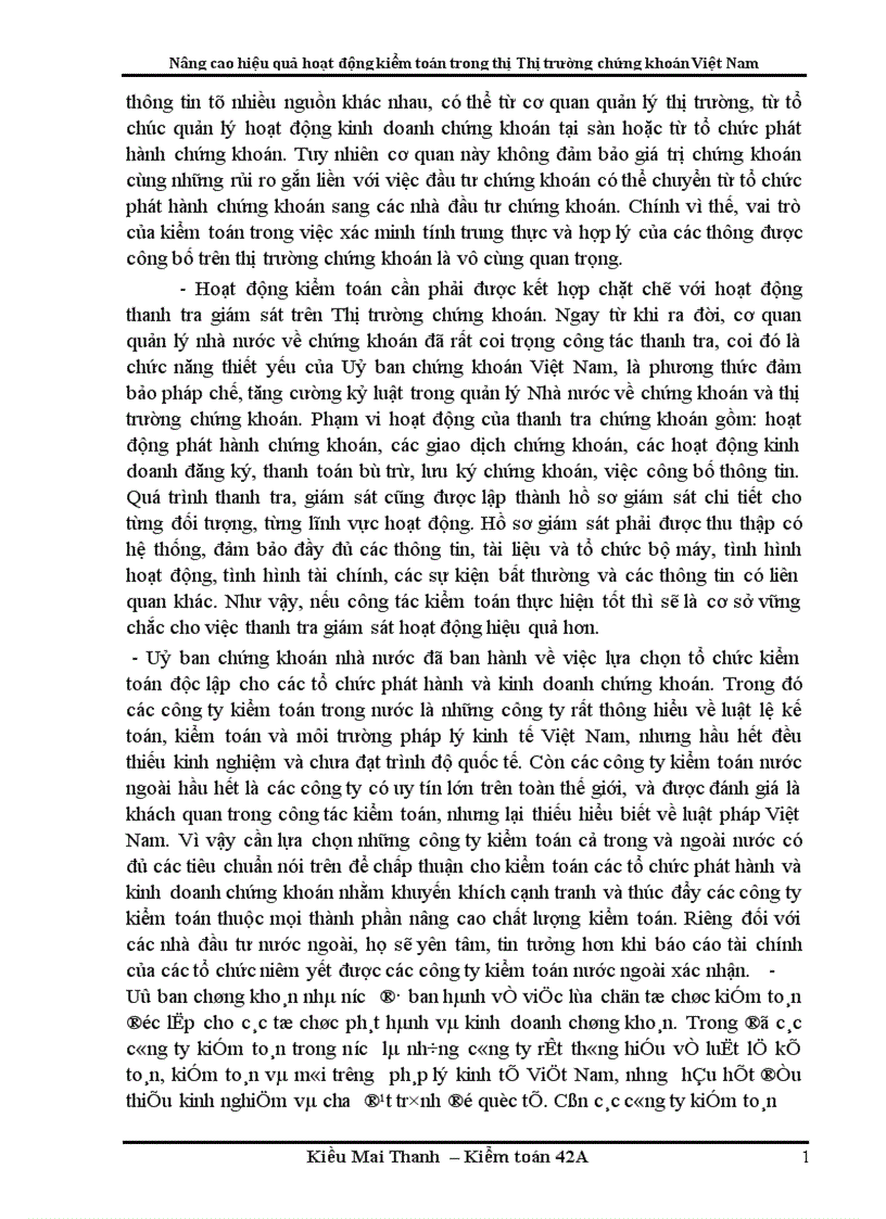 image for page Nâng cao hiệu quả hoạt động kiểm toán trong thị Thị trường chứng khoán Việt Nam