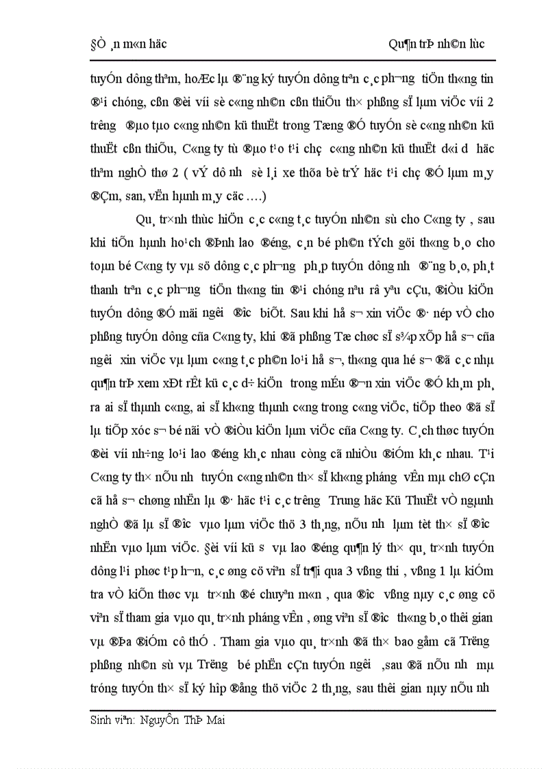 image for page Tuyển dụng là hoạt động then chốt của quản trị nhân lực trong một tổ chức hay là doanh nghiệP