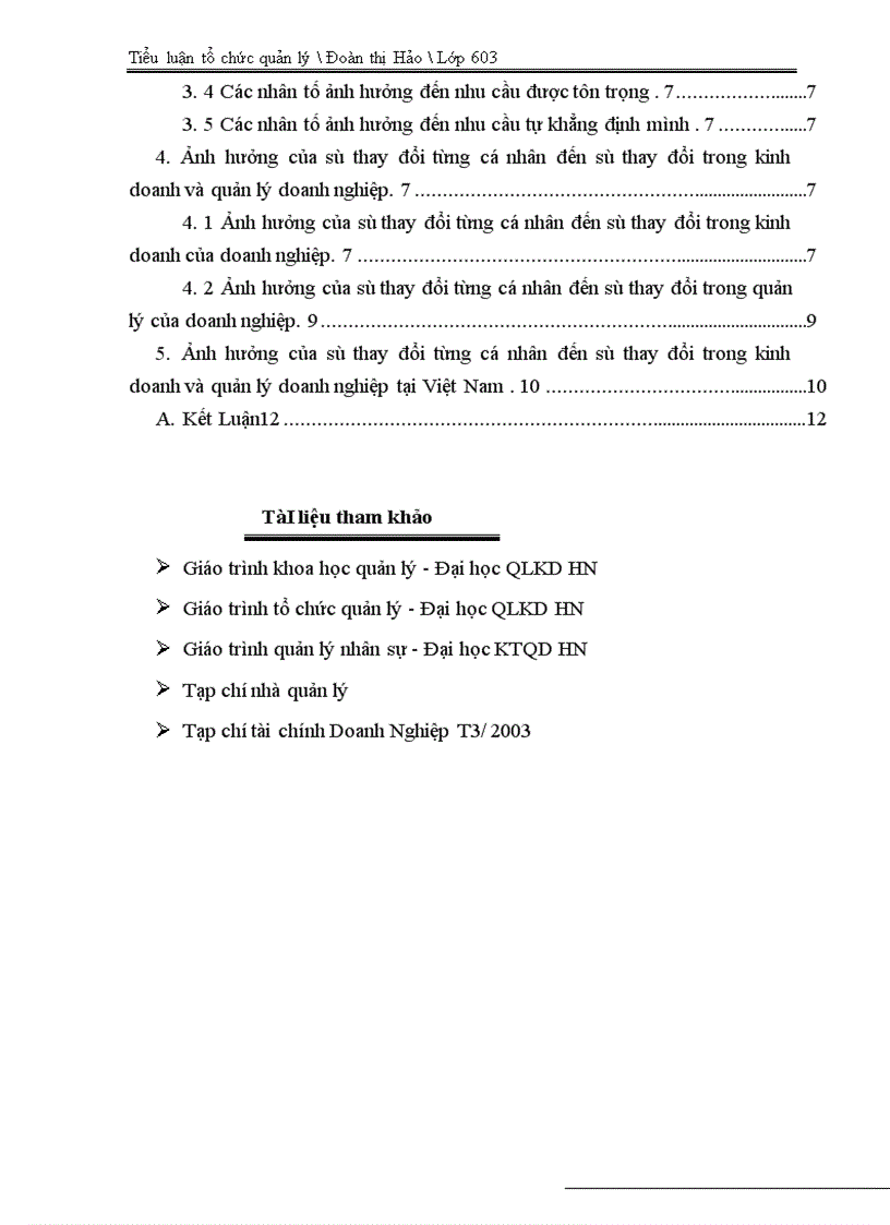 image for page Ảnh hưởng của sự thay đổi từng cá nhân đến sự thay đổi trong kinh doanh và quản lý của doanh nghiệp