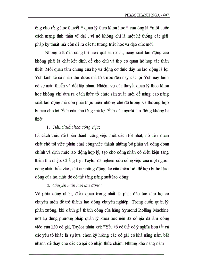 image for page Những yếu tố tích cực và hạn chế của thuyết quản lý theo khoa học của Taylor và vận dụng vào điều kiện Việt Nam