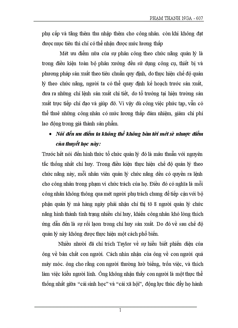 image for page Những yếu tố tích cực và hạn chế của thuyết quản lý theo khoa học của Taylor và vận dụng vào điều kiện Việt Nam