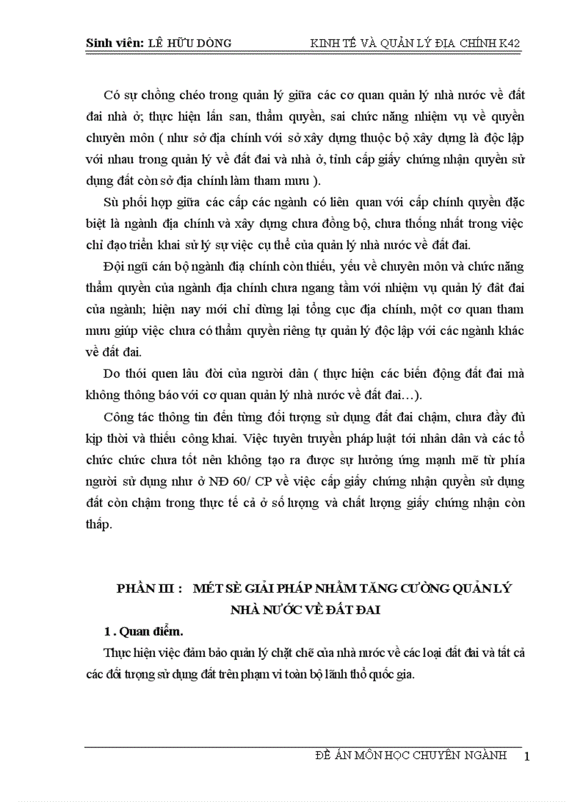 image for page Thực trạng và một số giả pháp nhằm tăng cường sự quản lý của nhà nước về đất đai.