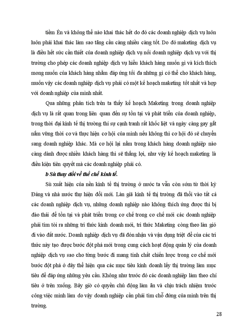 image for page Lý luận về doanh nghiệp dịch vụ và maketing dịch vụ