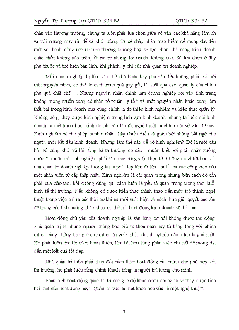 image for page Quản trị doanh nghiệp vừa là một khoa học, vừa là một nghệ thuật