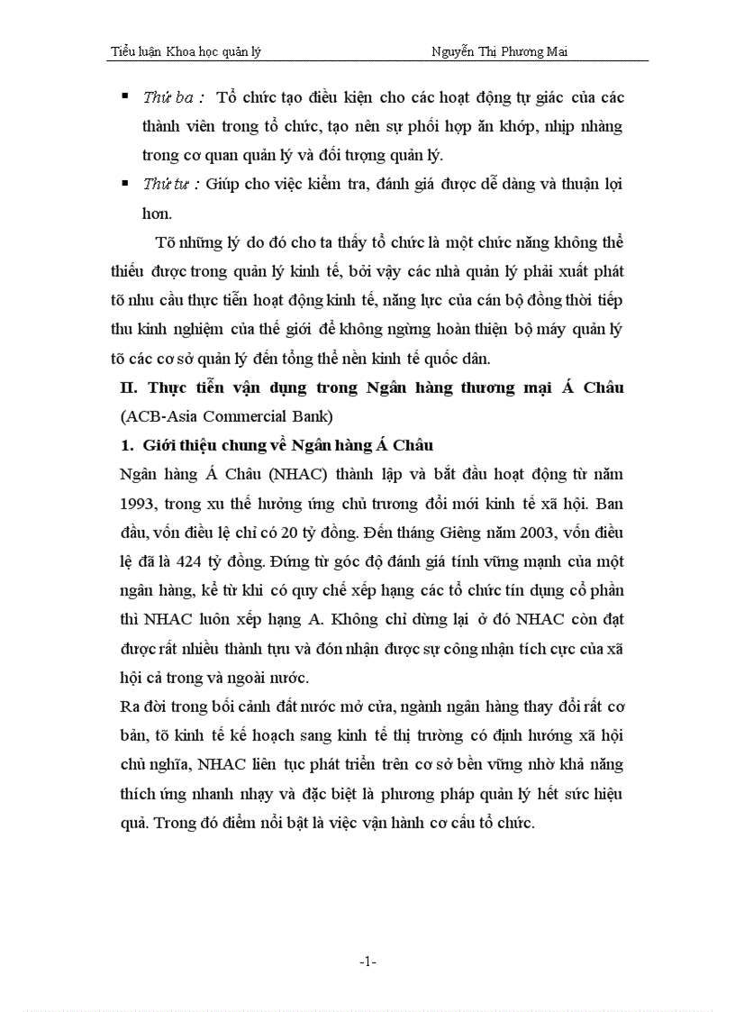 image for page Chức năng tổ chức và thực tiễn vận dụng trong Ngân hàng á Châu