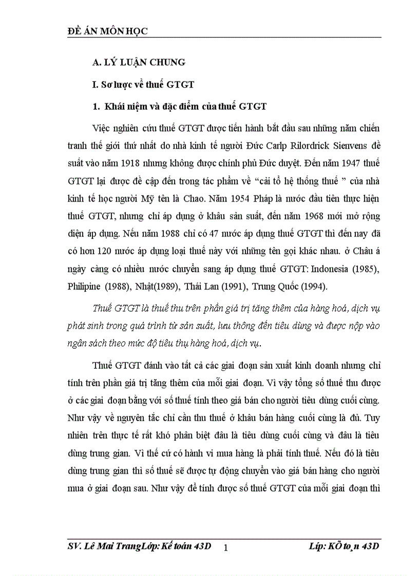 image for page Nội dung cơ bản của thuế GTGT