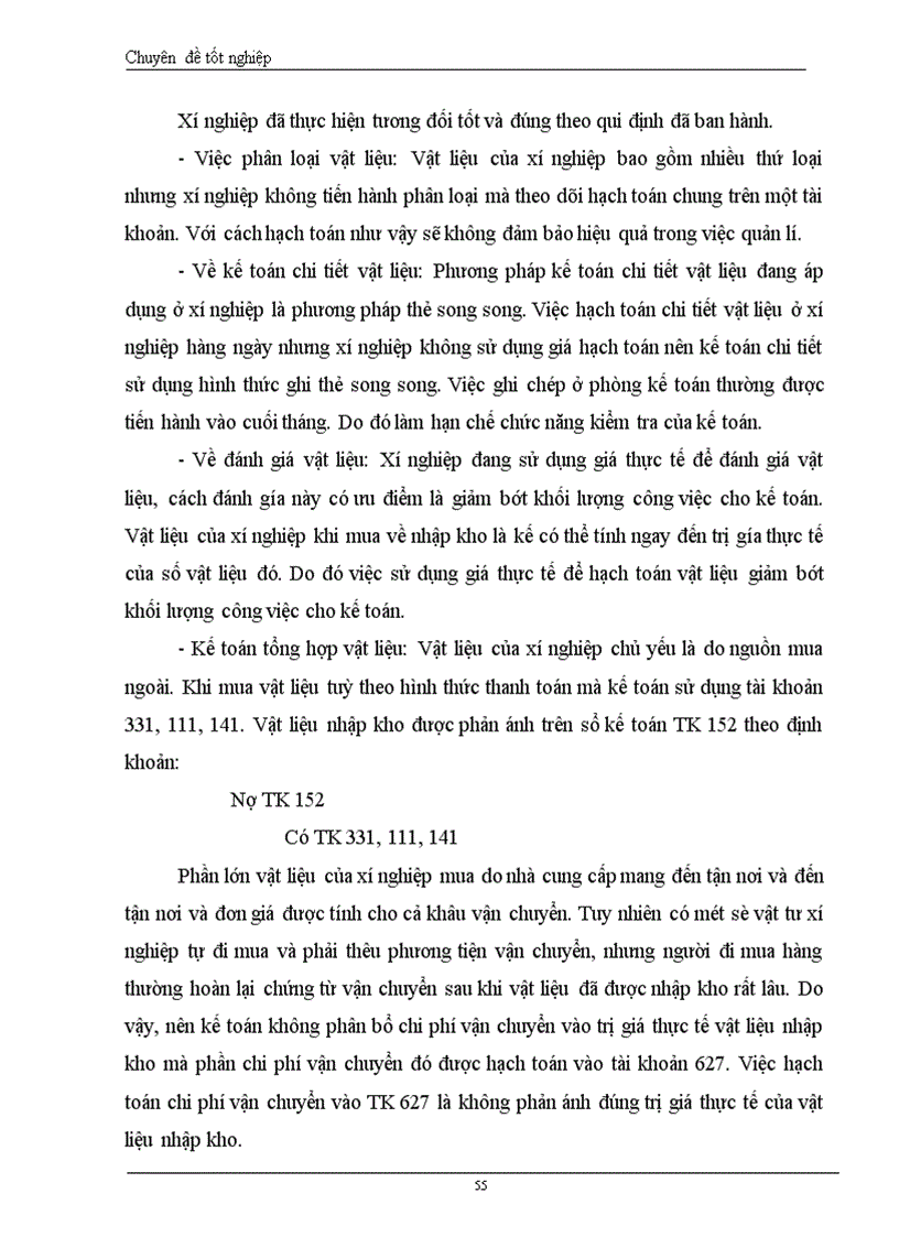 image for page Hoàn thiện công tác kế toán nguyên vật liệu tại xí nghiệp vật liệu hoá chất