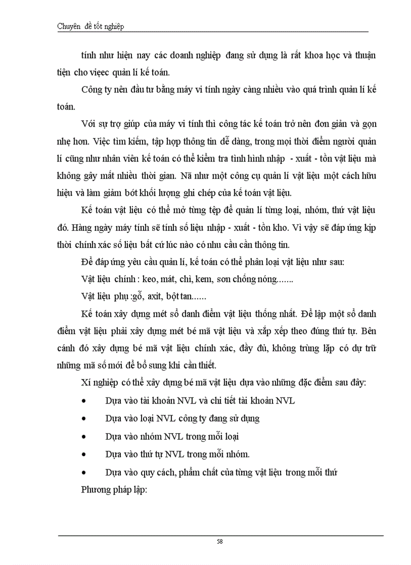 image for page Hoàn thiện công tác kế toán nguyên vật liệu tại xí nghiệp vật liệu hoá chất