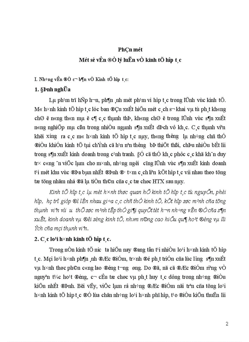 image for page HTX trong nông nghiệp Việt Nam- Thực trạng và giải pháp