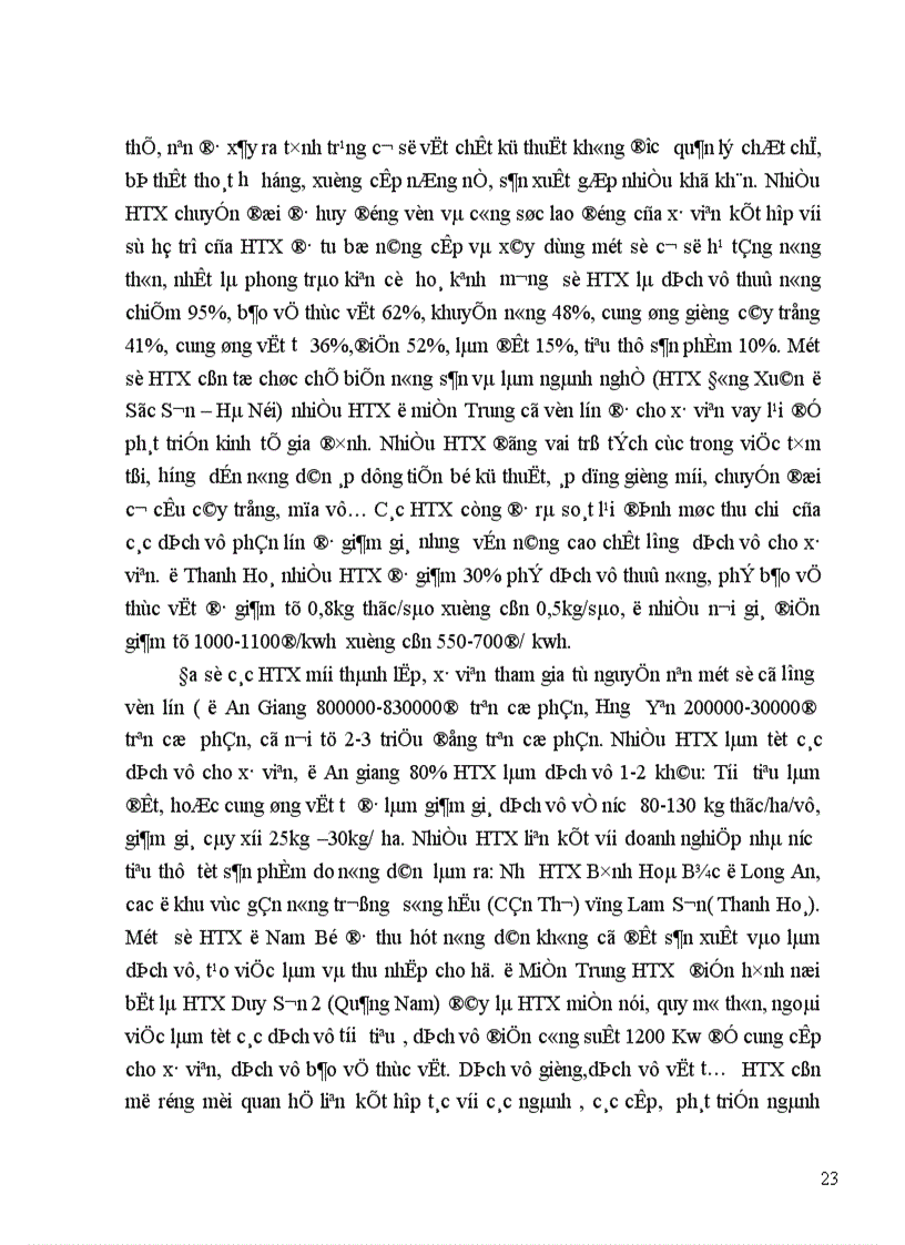 image for page HTX trong nông nghiệp Việt Nam- Thực trạng và giải pháp