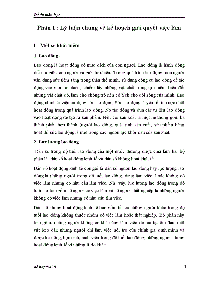 image for page Kế hoạch giải quyết việc làm- thực trạng và giải pháp