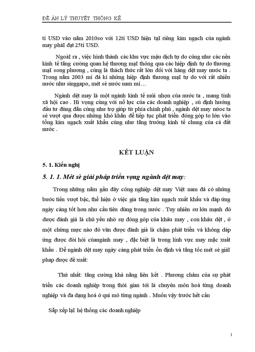 image for page Vận dụng phương pháp dãy số thời gian để phân tích sự biến động của kim ngạch xuất khẩu dệt may thời ki 1996-2003 và dự báo năm 2004
