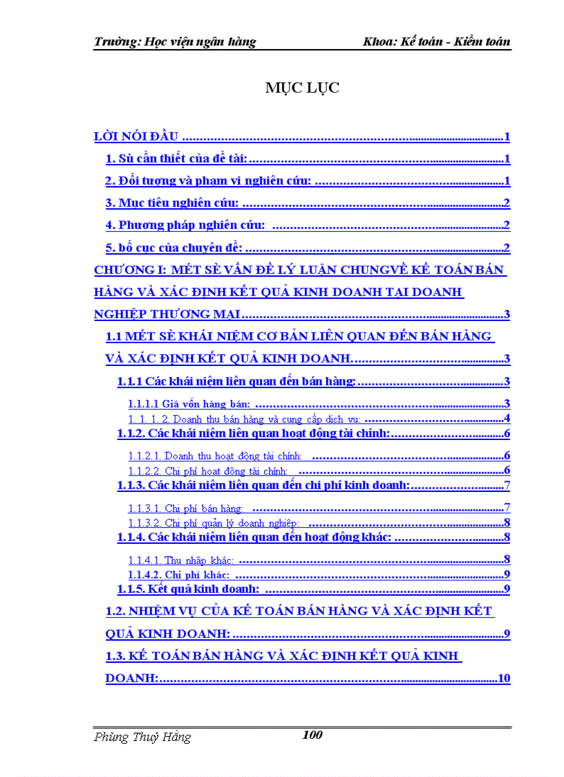 image for page Thực tế công tác kế toán bán hàng và xác định kết quả kinh doanh tại công ty TMDV tổng hợp Thanh Vân