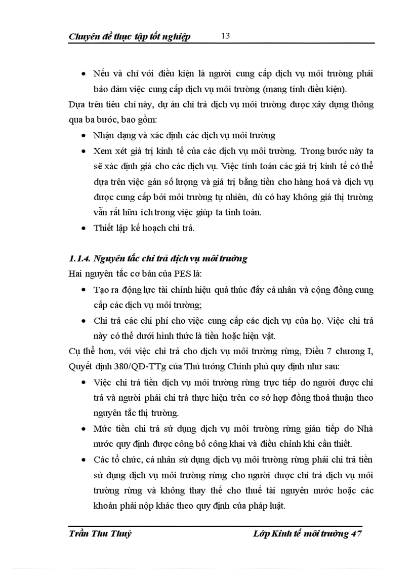 image for page Đánh giá hiệu quả kinh tế xã hội của dự án chi trả dịch vụ môi trường tại tỉnh Sơn La