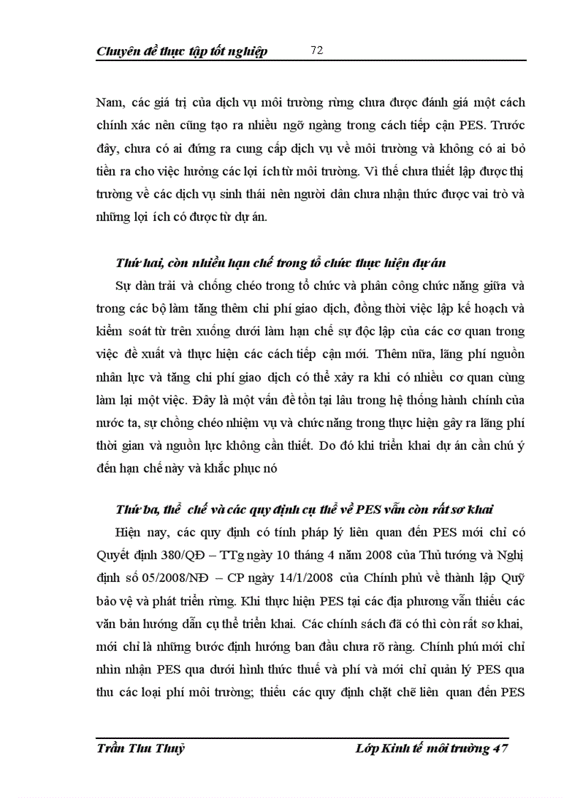 image for page Đánh giá hiệu quả kinh tế xã hội của dự án chi trả dịch vụ môi trường tại tỉnh Sơn La