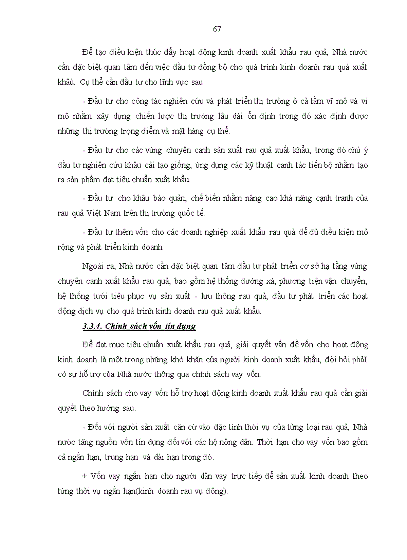 image for page Thực trạng xuất khẩu mặt hàng rau quả của tổng công ty rau quả, nông sản. Phương hướng và giải pháp.
