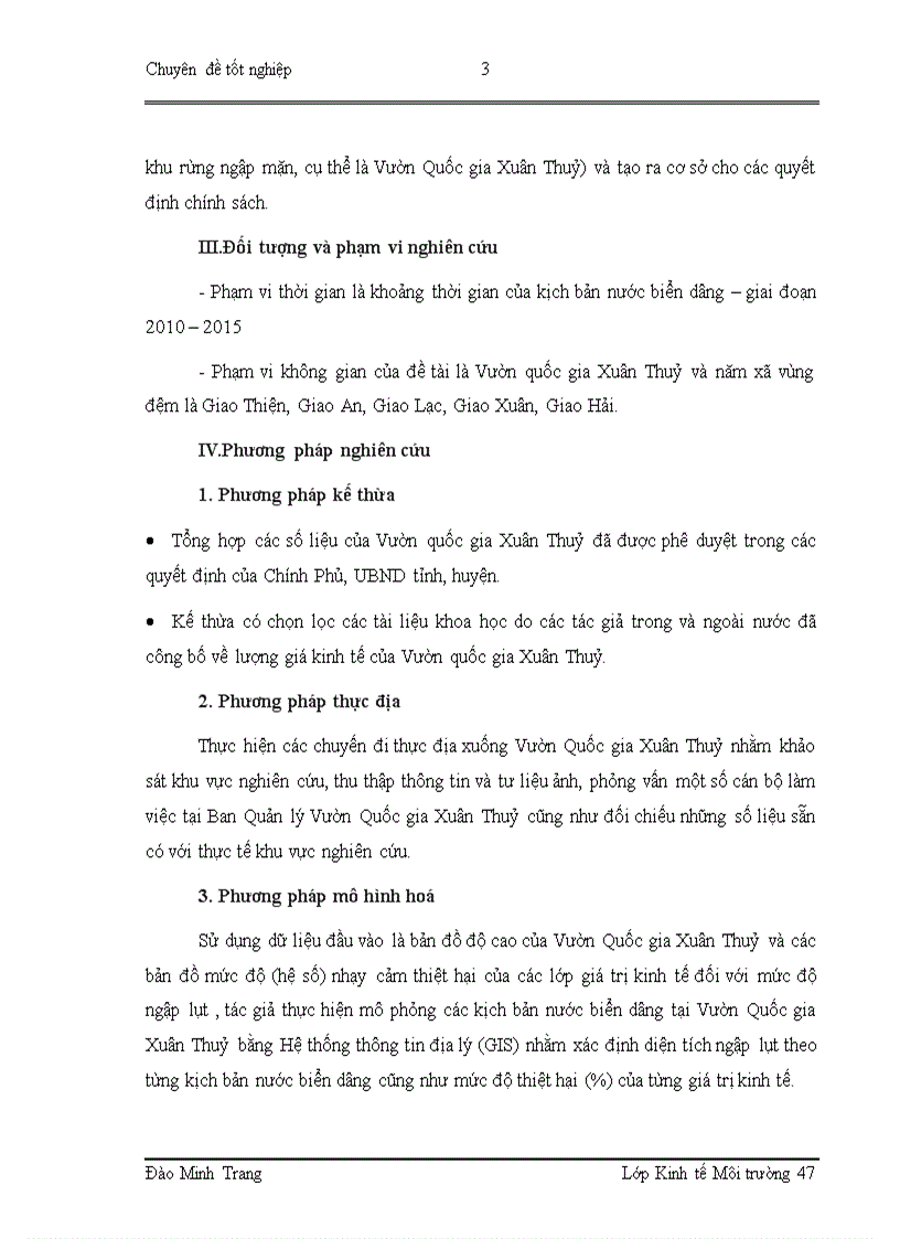image for page Đánh giá tác động tiềm năng của nước biển dâng đến Vườn Quốc gia Xuân Thủy