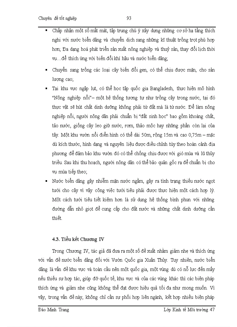 image for page Đánh giá tác động tiềm năng của nước biển dâng đến Vườn Quốc gia Xuân Thủy