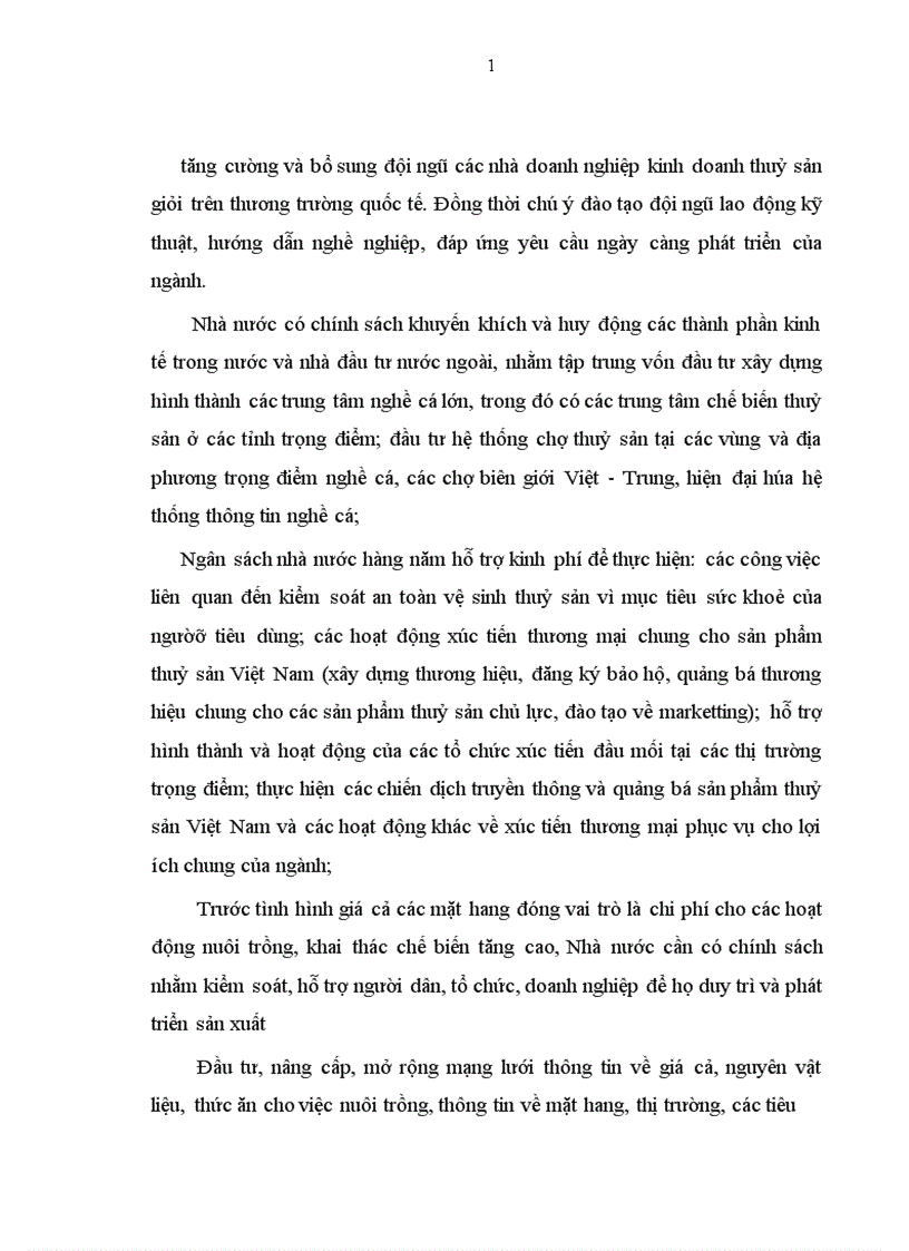 image for page Tình hình xuất khẩu thuỷ hải sản ở nước ta