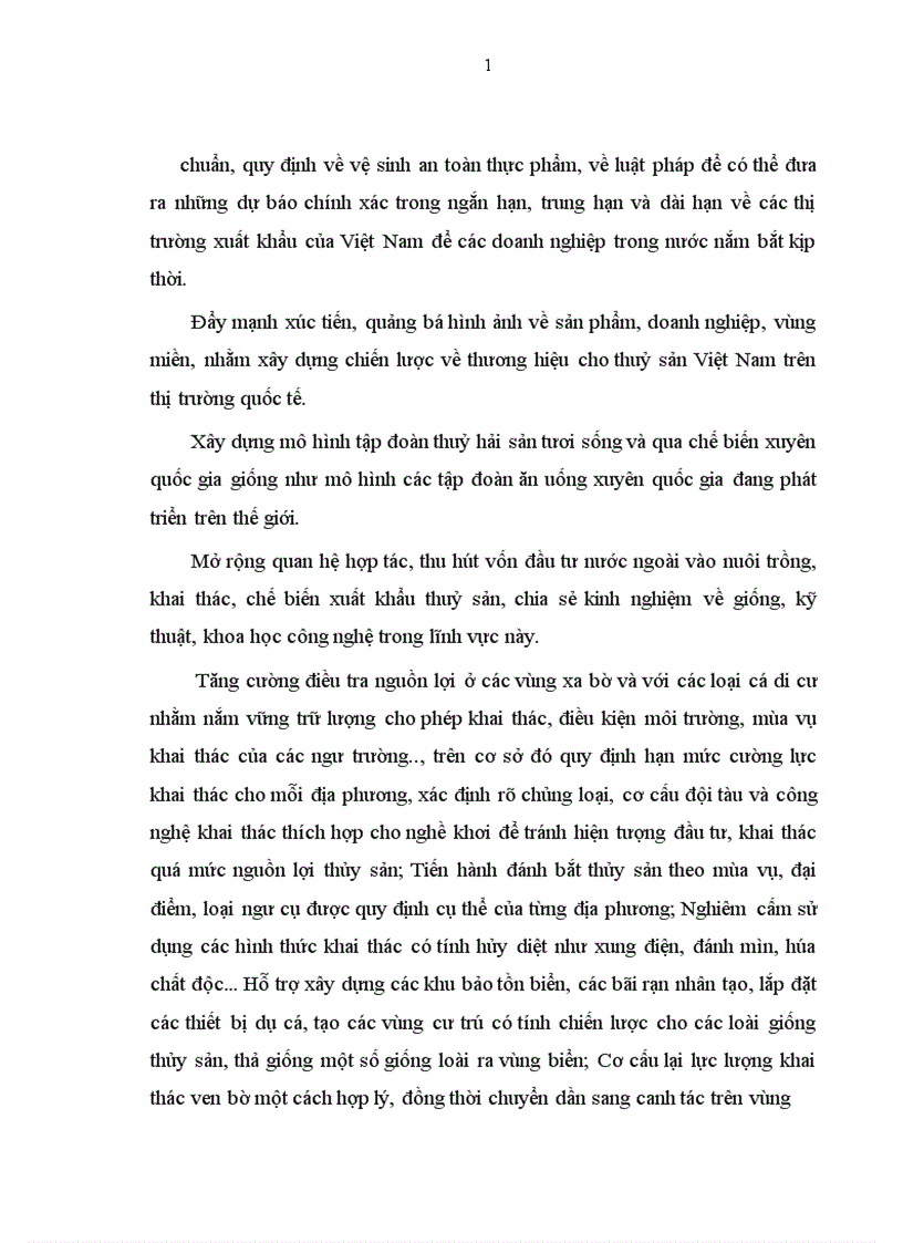 image for page Tình hình xuất khẩu thuỷ hải sản ở nước ta