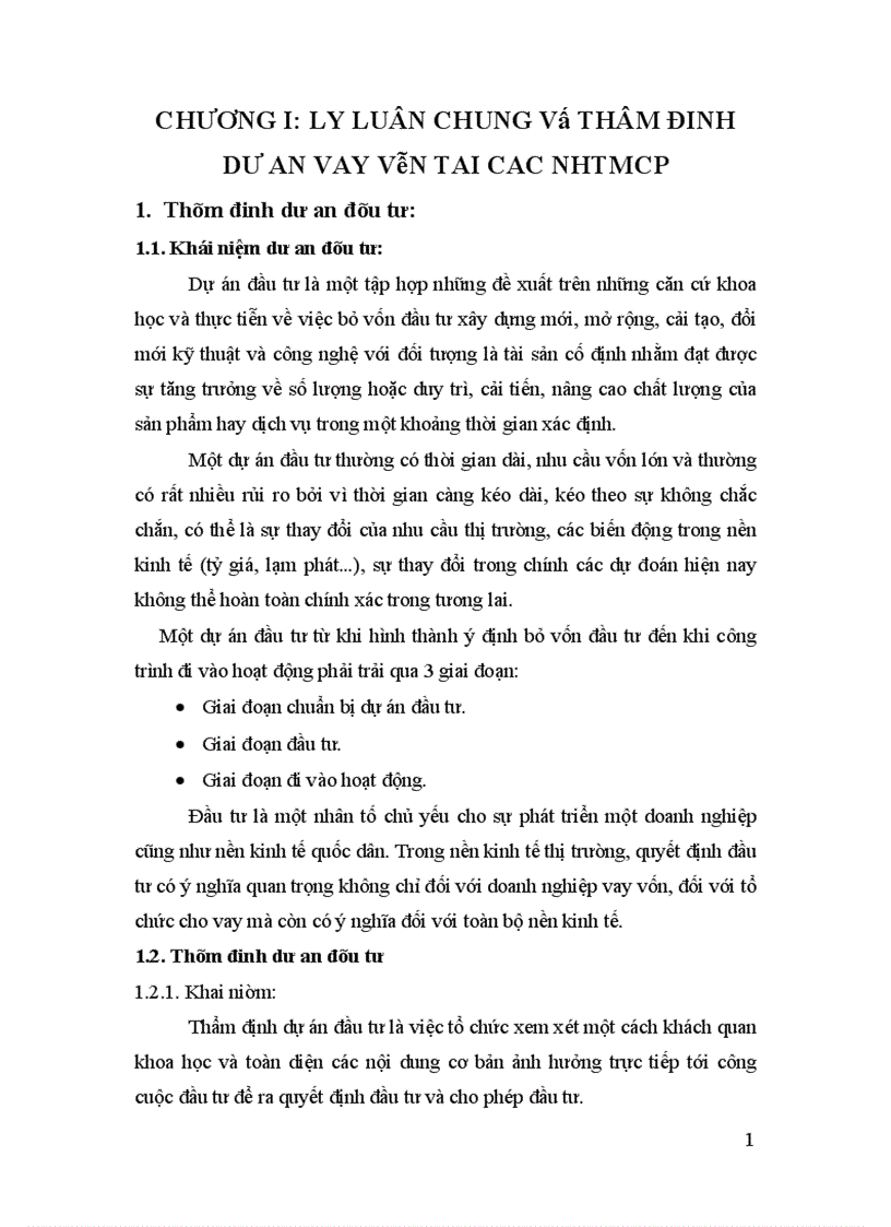 image for page Thẩm định dự án vay vốn tại ngân hàng thương mại cổ phần Sài Gòn chi nhánh Ba Đình”
