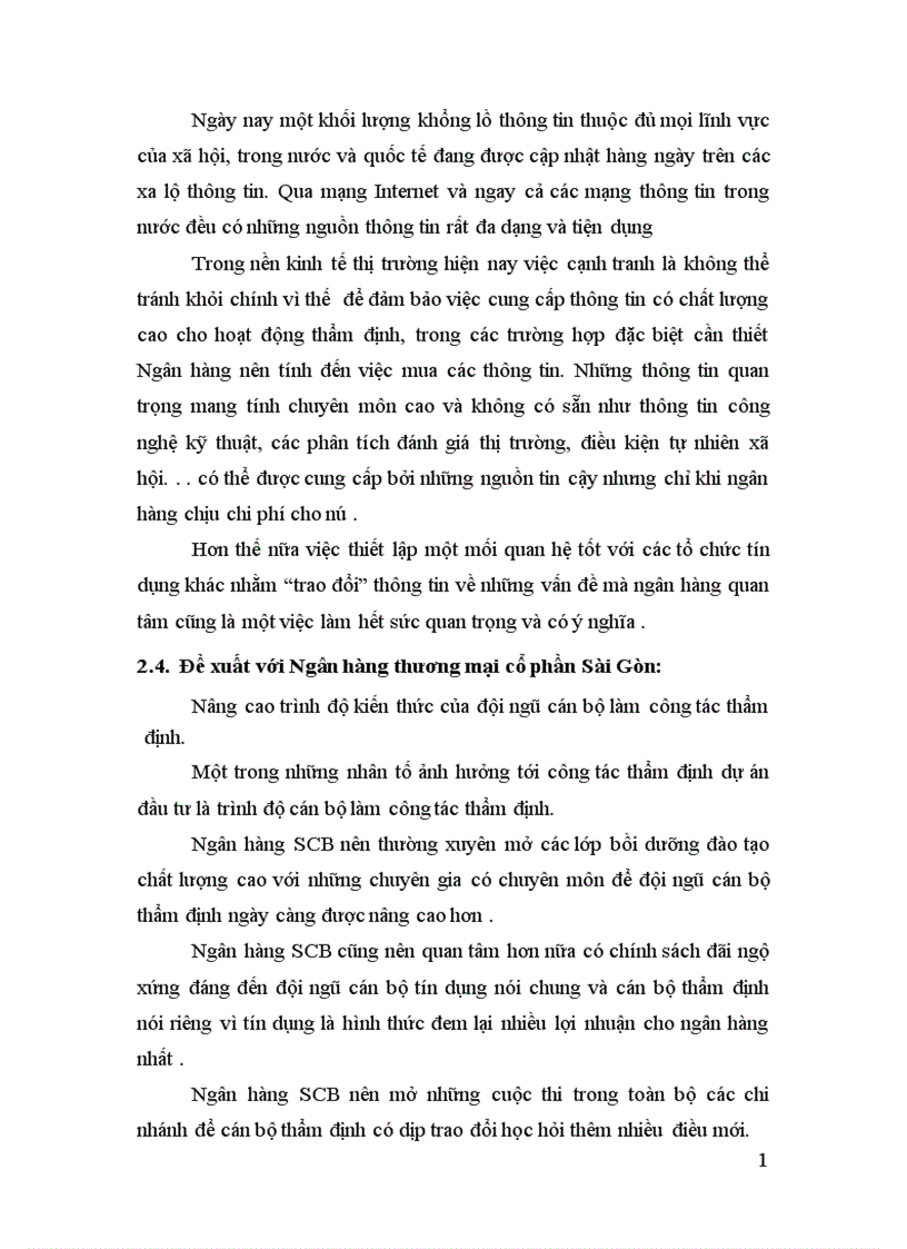 image for page Thẩm định dự án vay vốn tại ngân hàng thương mại cổ phần Sài Gòn chi nhánh Ba Đình”