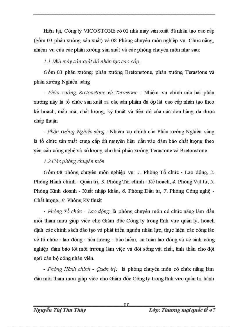 image for page Thực trạng và giải pháp nâng cao hoạt động xuất khẩu gạch đá ốp lát cao cấp của Công ty xuất khẩu gạch đá ốp lát cao cấp VICOSTONE