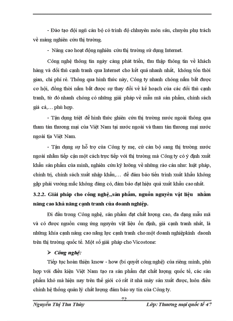 image for page Thực trạng và giải pháp nâng cao hoạt động xuất khẩu gạch đá ốp lát cao cấp của Công ty xuất khẩu gạch đá ốp lát cao cấp VICOSTONE