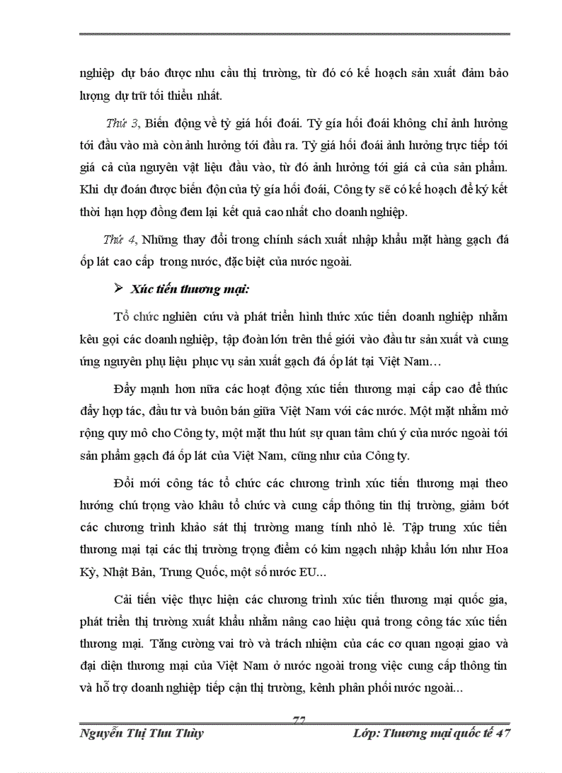 image for page Thực trạng và giải pháp nâng cao hoạt động xuất khẩu gạch đá ốp lát cao cấp của Công ty xuất khẩu gạch đá ốp lát cao cấp VICOSTONE