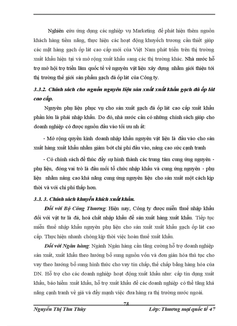 image for page Thực trạng và giải pháp nâng cao hoạt động xuất khẩu gạch đá ốp lát cao cấp của Công ty xuất khẩu gạch đá ốp lát cao cấp VICOSTONE