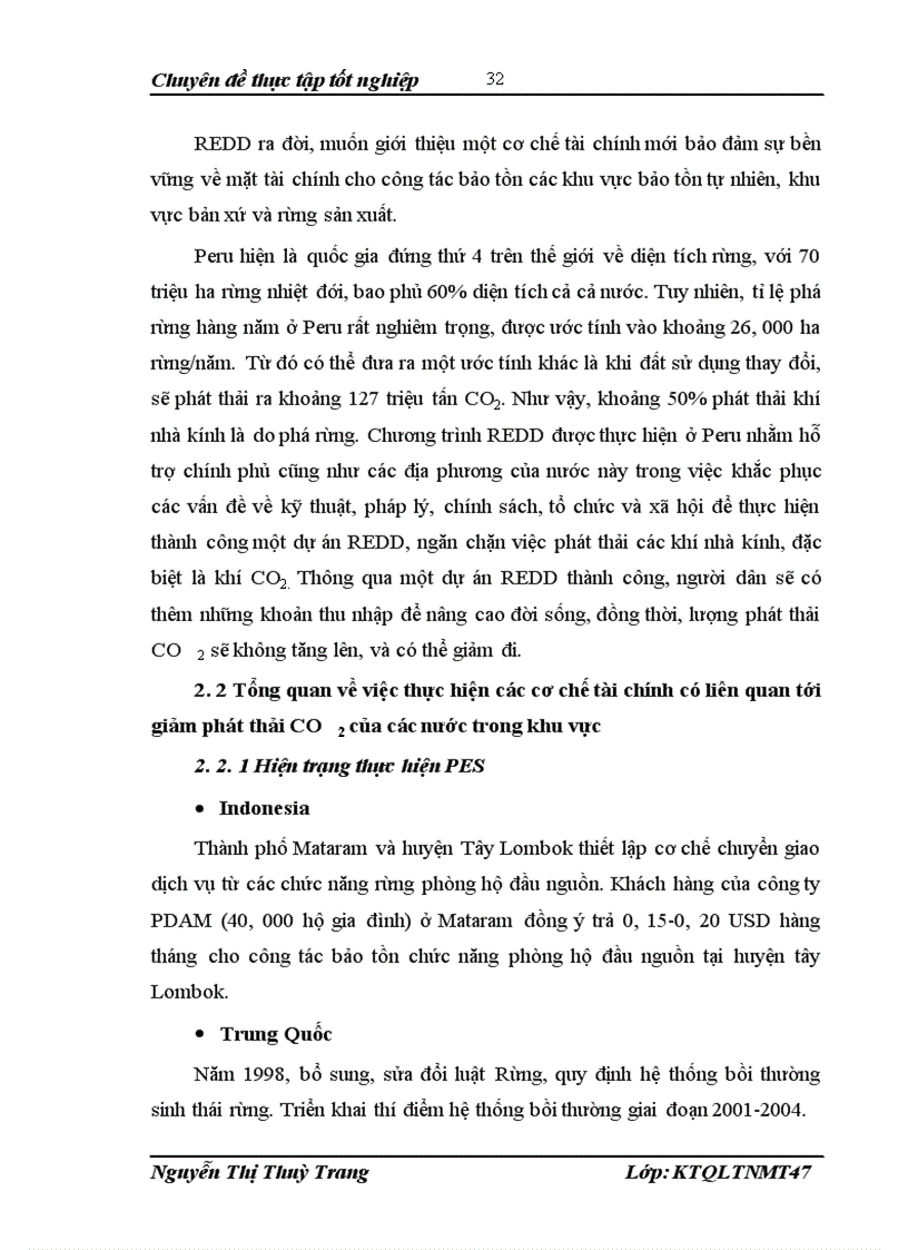 image for page Tìm hiểu hiện trạng việc áp dụng các cơ chế tài chính có liên quan đến giảm phát thải CO2 trên thế giới.