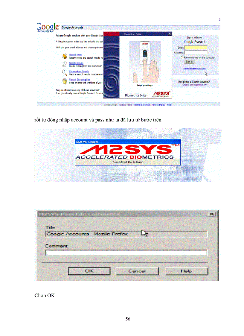 image for page Ứng dụng của nhận dàng vân tay