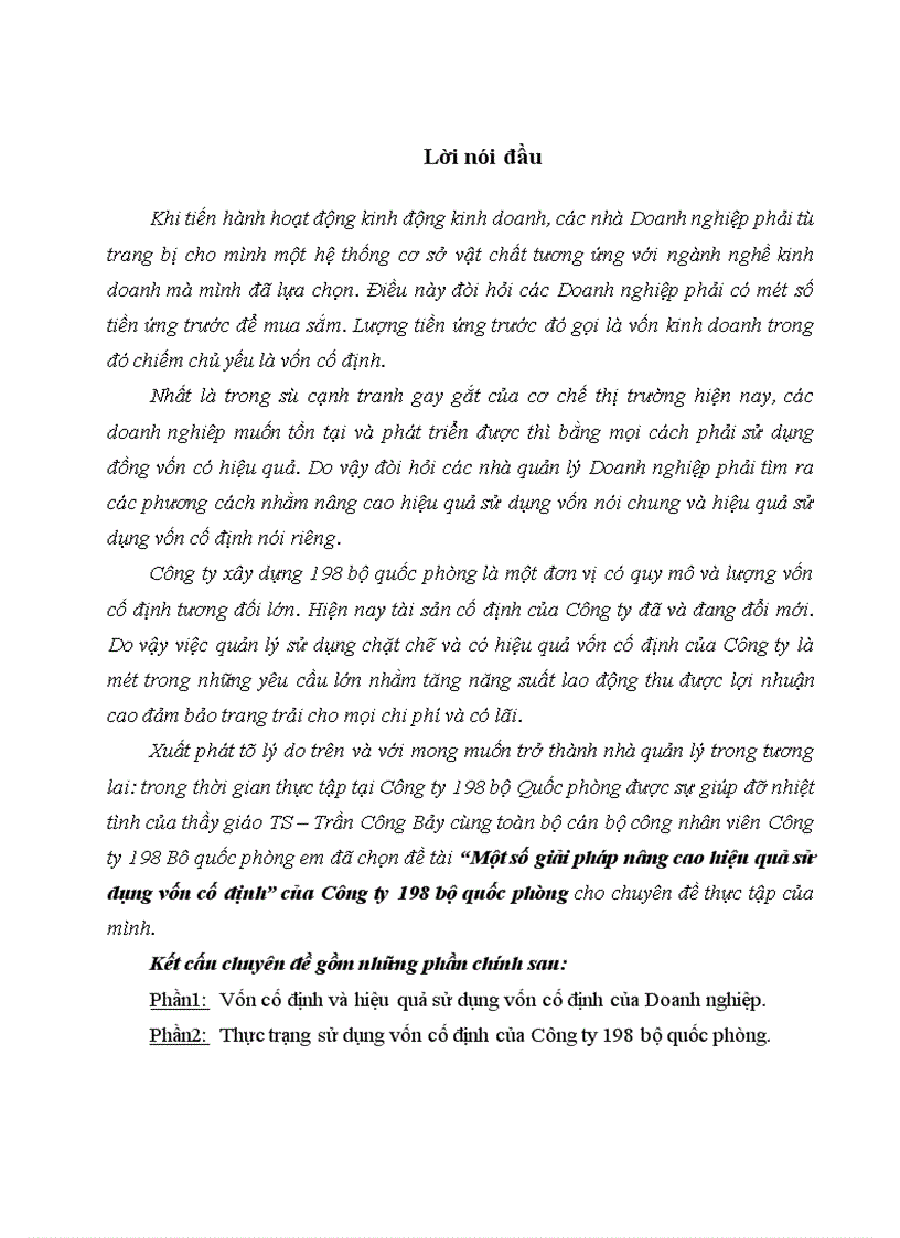 image for page Một số giải pháp nâng cao hiệu quả sử dụng vốn cố định.