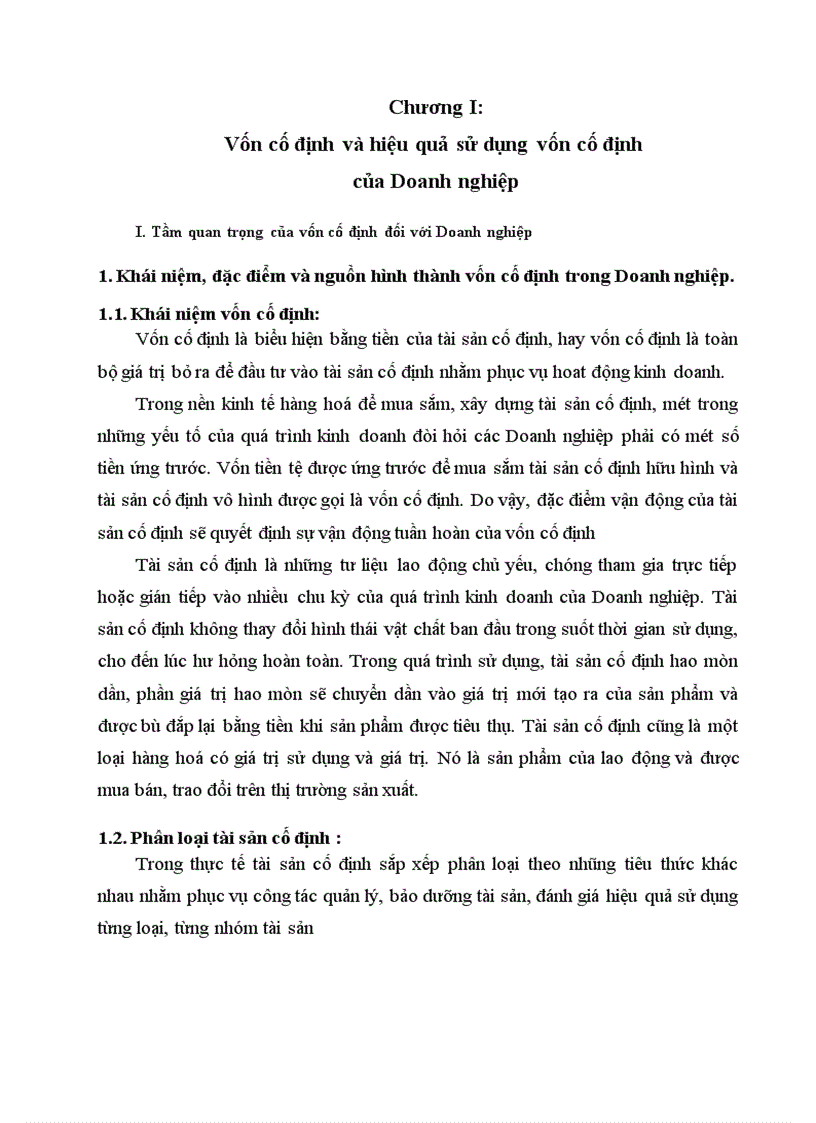 image for page Một số giải pháp nâng cao hiệu quả sử dụng vốn cố định.