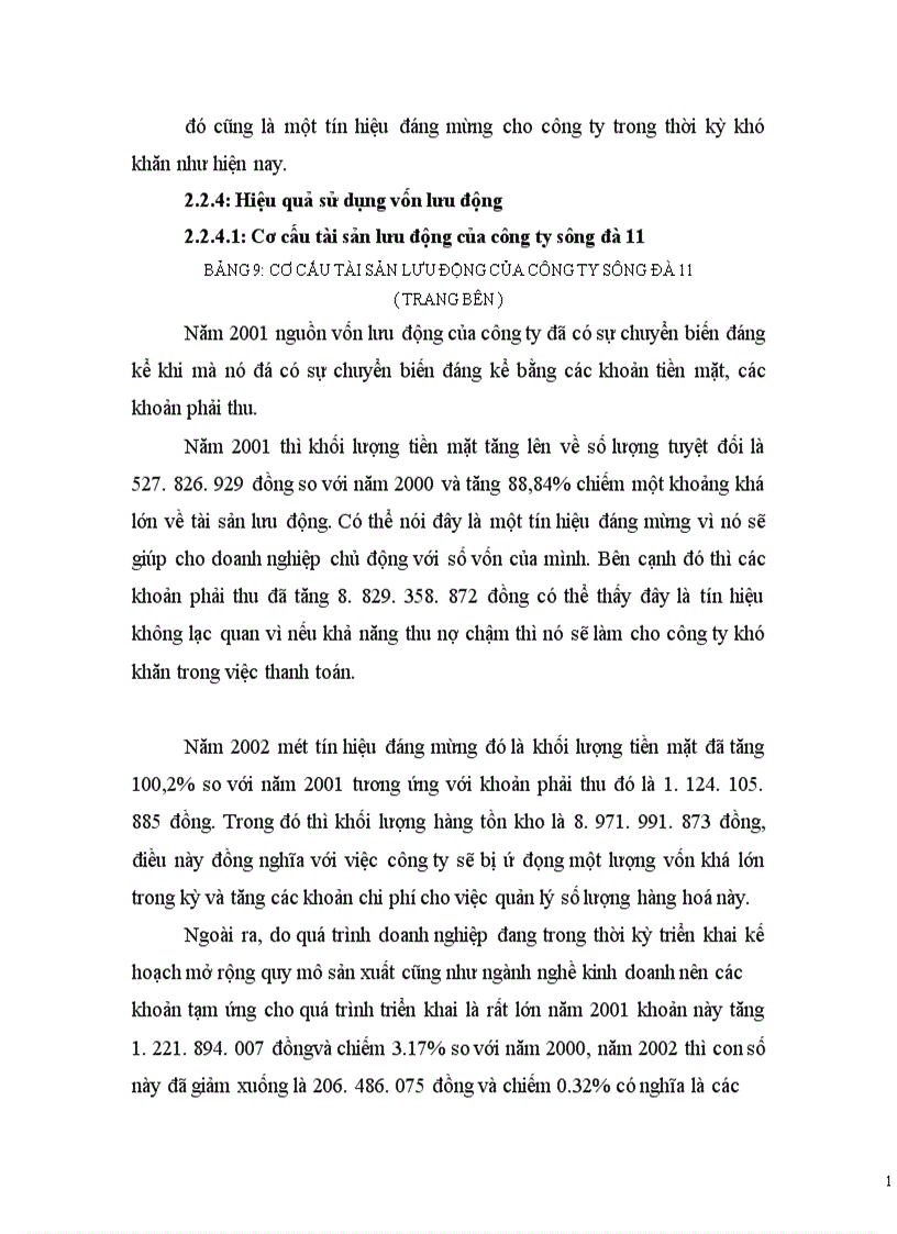 image for page Huy động và sử dụng vốn tại công ty Sông Đà 11.