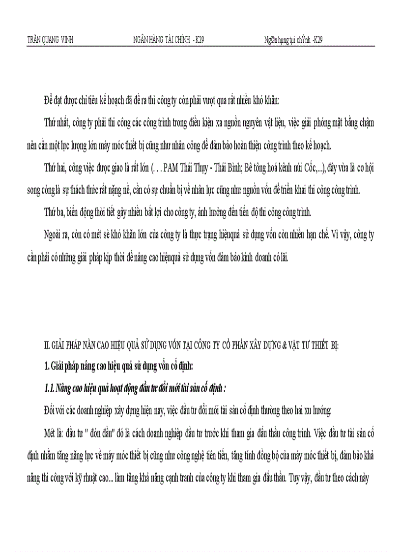 image for page Giải pháp nâng cao hiệu quả sử dụng vốn tại Công ty cổ phần xây dựng và vật tư thiết bị.