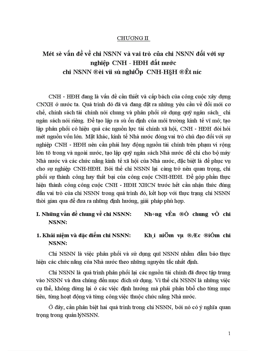 image for page Chi NSNN và vai trò của chi NSNN đối với sự nghiệp CNH-HĐH đất nước.