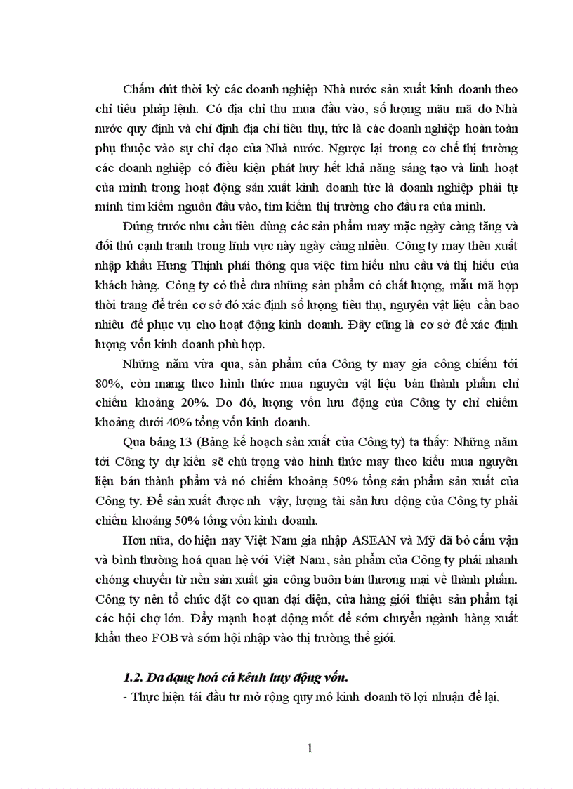 image for page Một số giải pháp nhằm nâng cao hiệu quả sự dụng vốn ở công ty may Hưng Thịnh –Hà Tây.