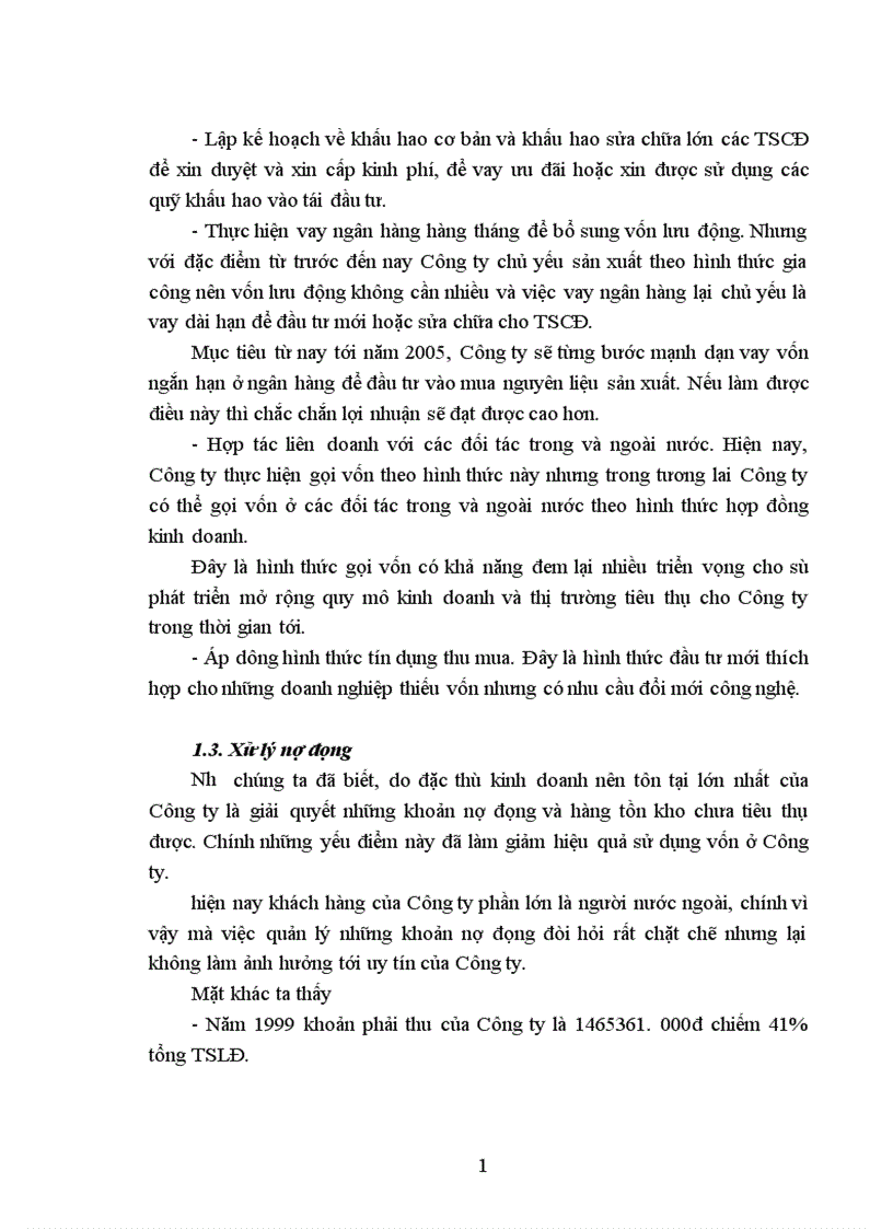 image for page Một số giải pháp nhằm nâng cao hiệu quả sự dụng vốn ở công ty may Hưng Thịnh –Hà Tây.
