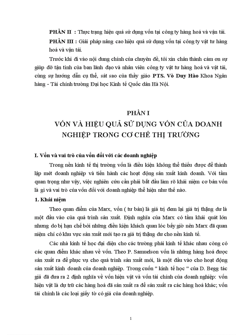 image for page Giải pháp nâng cao hiệu quả sử dụng vốn tại công ty vật tư hàng hoá và vận tải.
