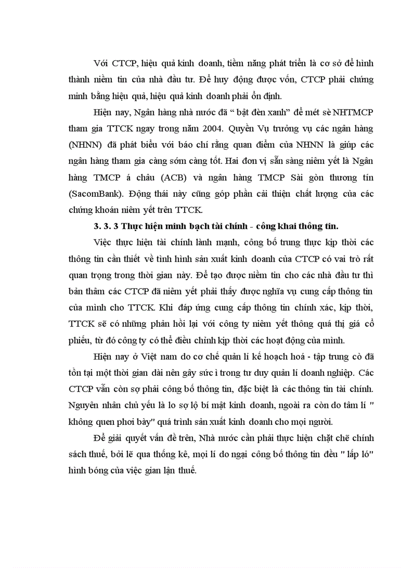 image for page Giải pháp tăng cường huy động vốn của công ty cổ phần trên thị trường chứng khoán Việt Nam.