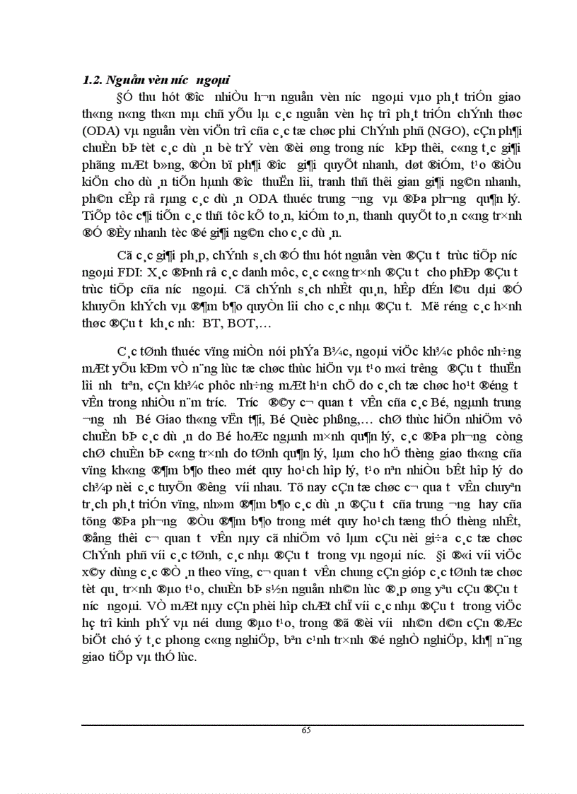 image for page Phương hướng và giải pháp nhằm tăng cường huy động vốn cho đầu tư phát triển mạng lưới giao thông đường bộ vùng miền núi phía Bắc giai đoạn 2001- 2010.