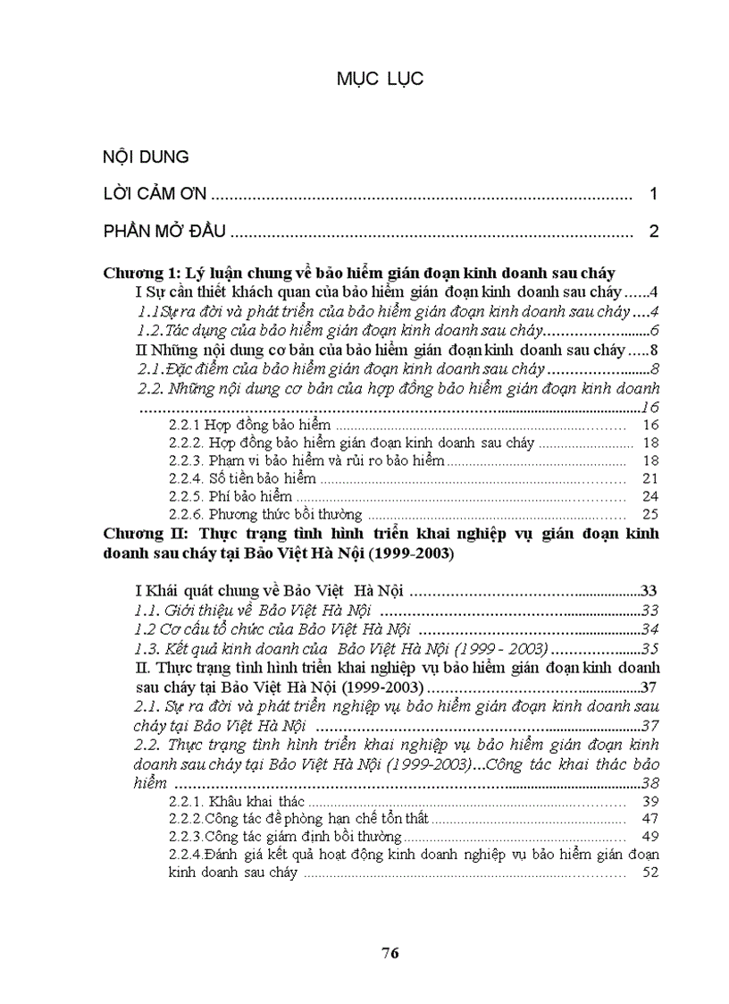 image for page Bảo hiểm gián đoạn kinh doanh sau cháy tại Bảo Việt Hà Nội (1999-2003).