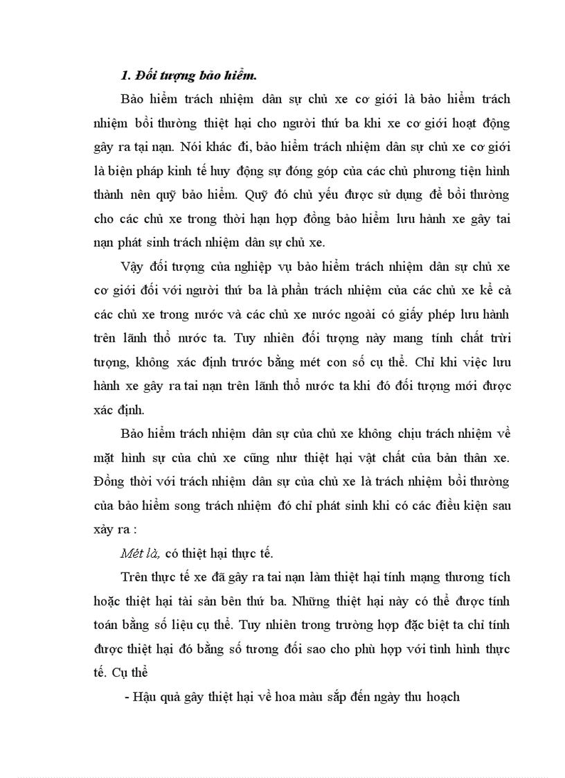 image for page Bảo hiểm trách nhiệm dân sự chủ xe cơ giới đối với người thứ ba ở Công ty bảo hiểm Bắc Ninh.