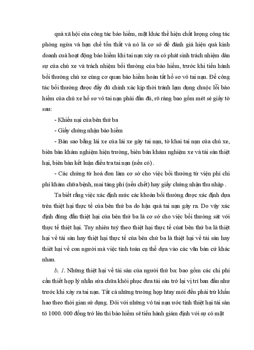 image for page Bảo hiểm trách nhiệm dân sự chủ xe cơ giới đối với người thứ ba ở Công ty bảo hiểm Bắc Ninh.